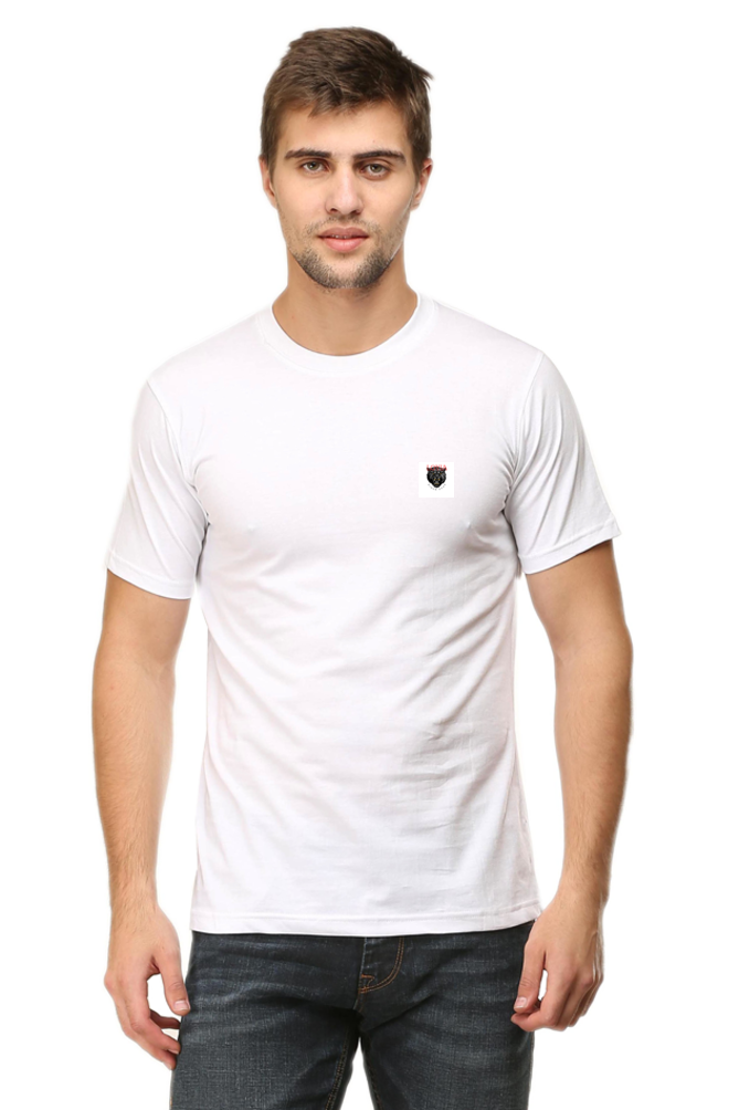 White LOYIA signature tee featuring a stylish logo on the chest, perfect for casual wear